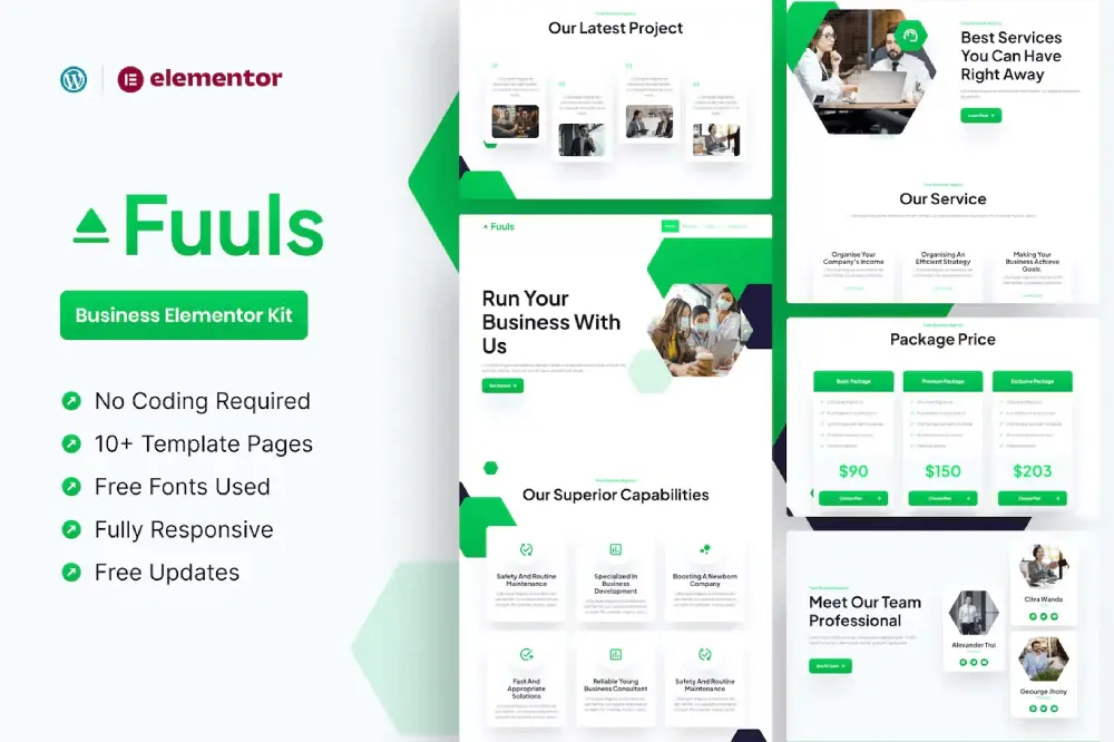 Fuuls – Elementor Pro Kit for Business & Corporate Websites
