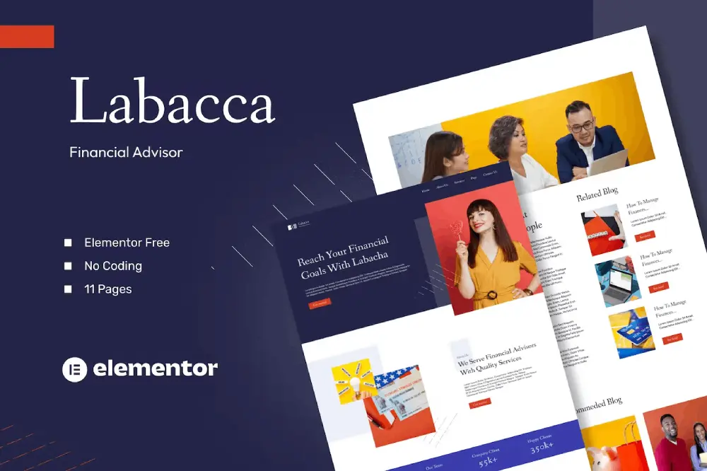 Labacca: Elementor Template Kit for Financial Advisors & Consultants