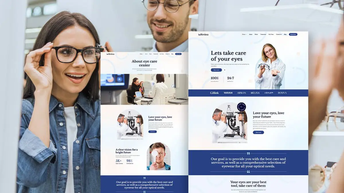 Lensify: Elementor Template Kit for Optometrist & Eye Care Services - Image 1