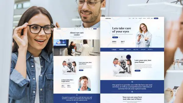Lensify: Elementor Template Kit for Optometrist & Eye Care Services