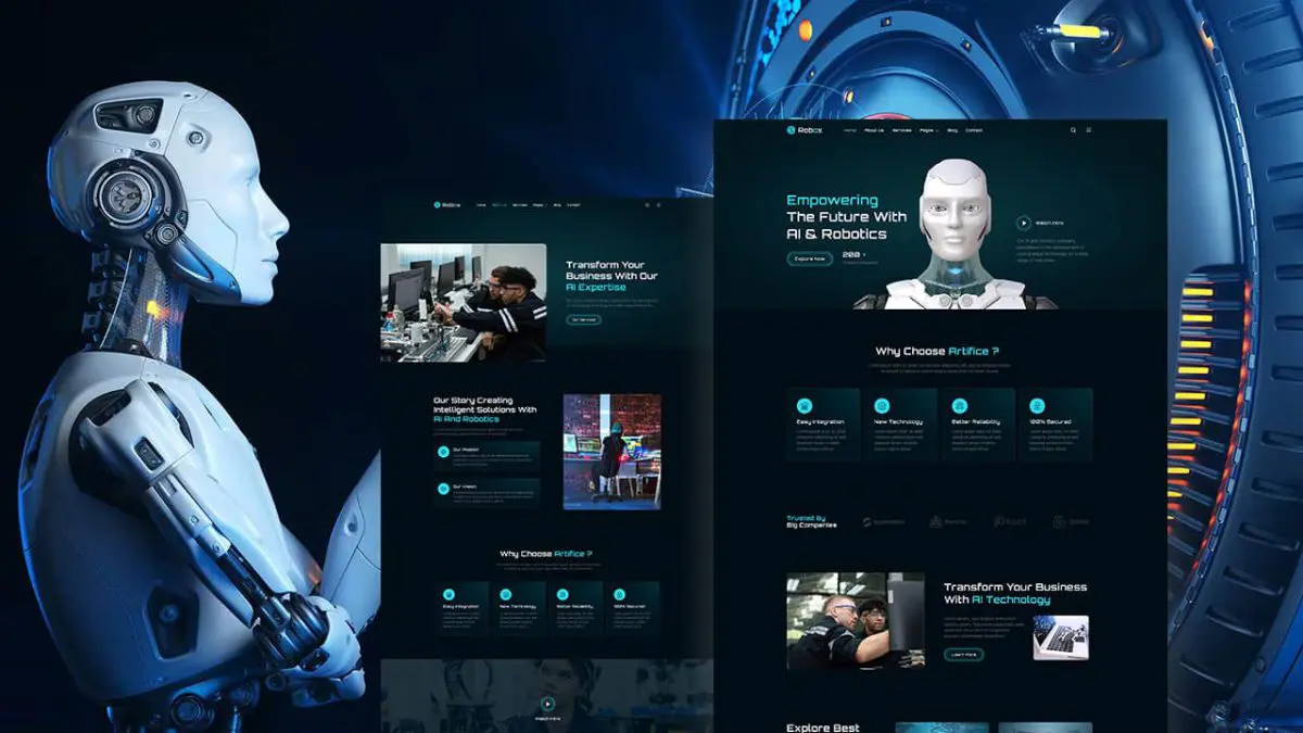 Robox: Elementor Template Kit for AI & Robotics - Image 1