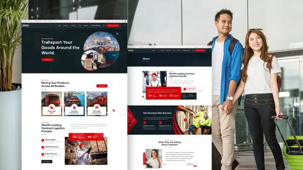 ZipGo: Elementor Template Kit for Logistics & Transportation Services