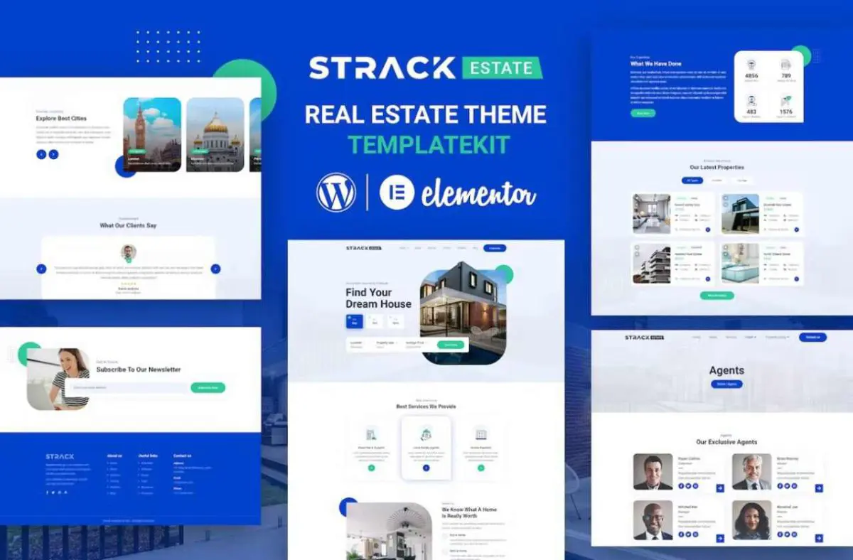 STRACK Estate: Elementor Template Kit for Realty & Real Estate - Image 1