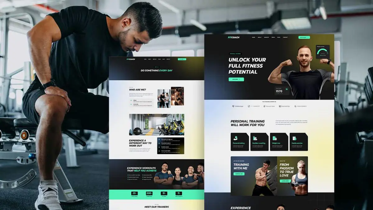 FitCoach: Elementor Template Kit for Personal Trainer & Fitness Services - Image 1