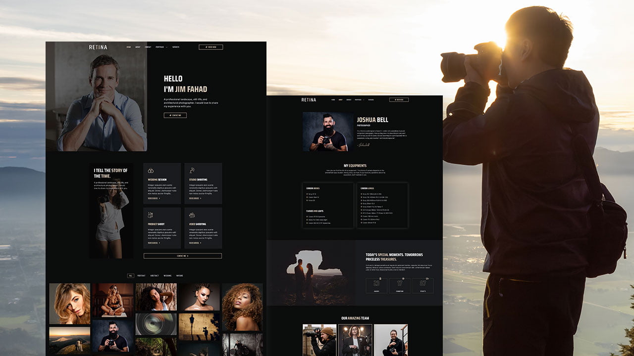 retina-elementor-template-kit-for-creative-photography