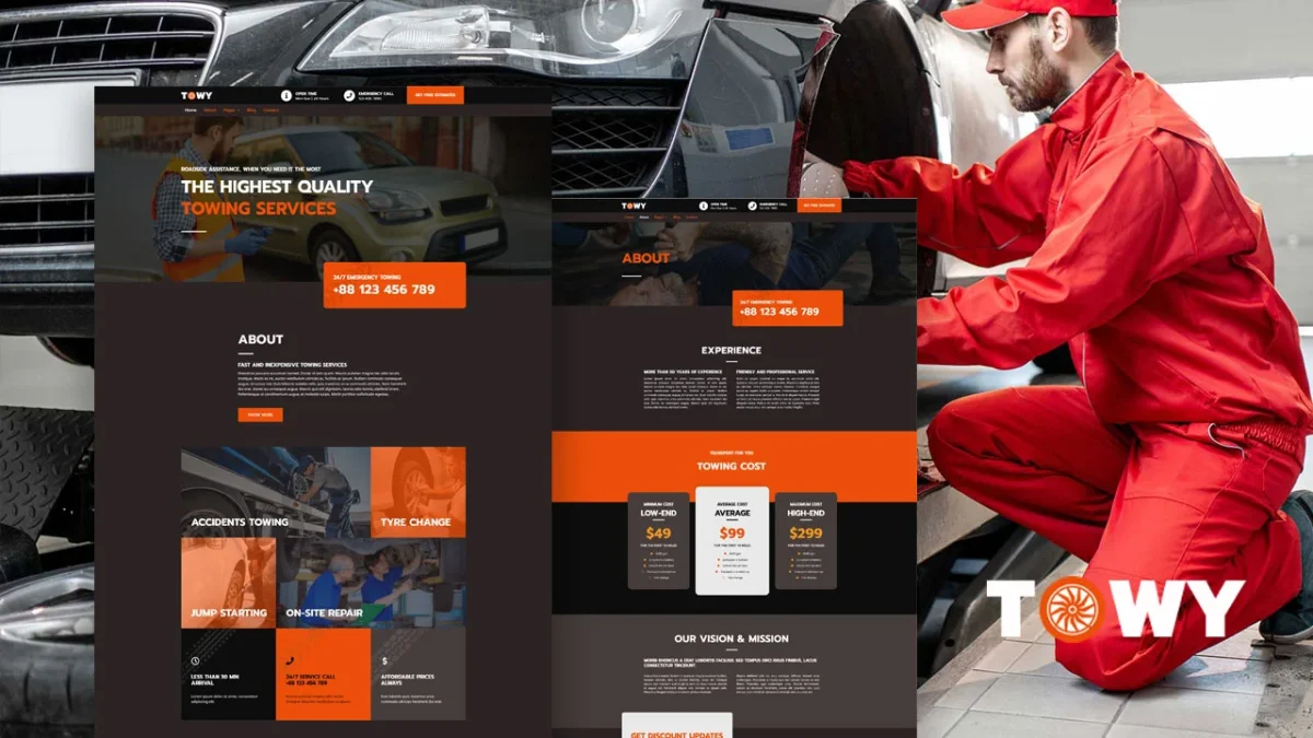 towy-elementor-template-kit-for-towing-services