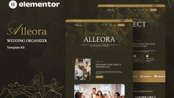 Alleora - Elementor Template Kit for Wedding Organizers