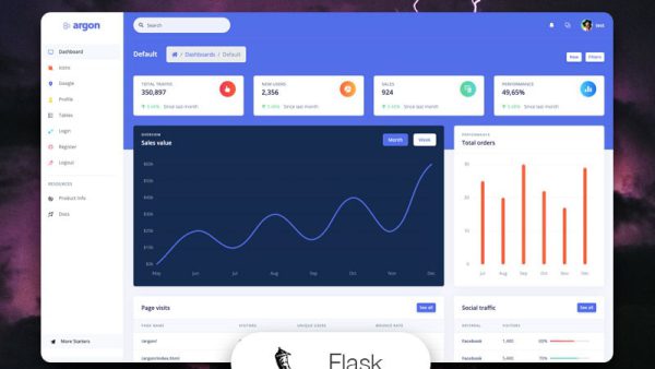 Argon Dashboard Flask - Free Bootstrap 4 Admin Template