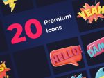 BOOM 3D Sticker Pack - Fun & Vibrant Digital Stickers for Creatives