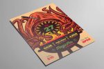 Barbecue Monster Indie Rock Flyer - Vector Art for Concert Promotions