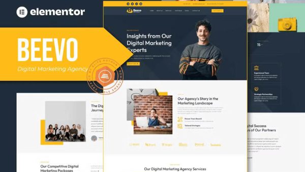 Beevo - Elementor Template Kit for Digital Marketing Agencies