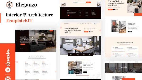 Eleganzo - Template Kit for Interior & Architecture with Elementor