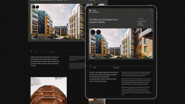 Meyer Architects - Premium Architecture Figma Template for Modern Designs