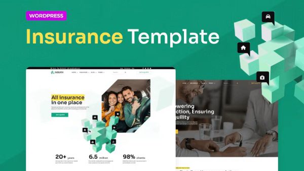 Insurx - Template Kit for Insurance Agencies with Elementor