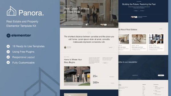 Panora - Real Estate & Property Template Kit for Elementor