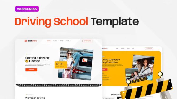 BestDrive – Driving School Elementor Template Kit