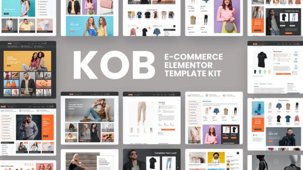 Kob - E-Commerce Elementor Pro Template Kit