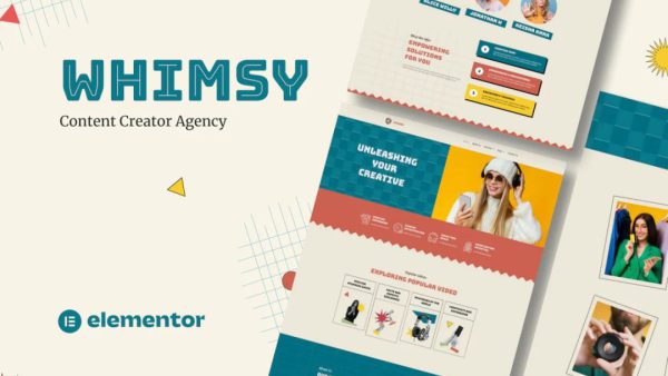 Whimsy - Content Creator Agency Template Kit