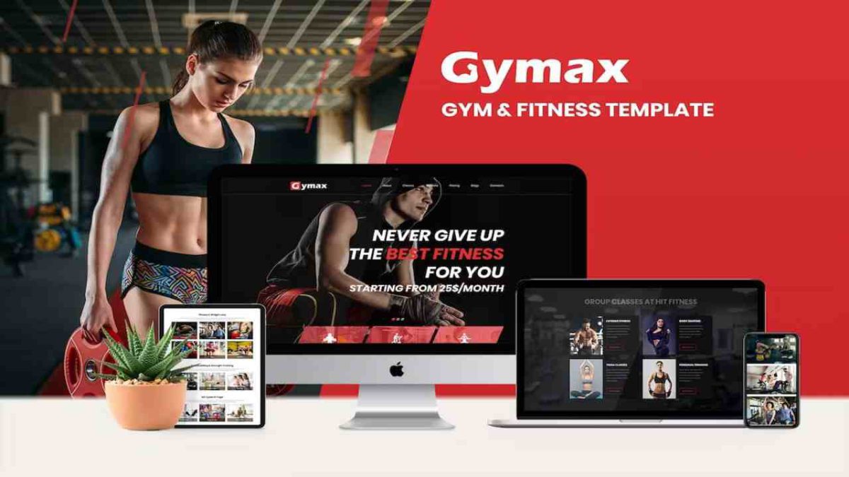 Gymax - Gym & Fitness Elementor Template Kit