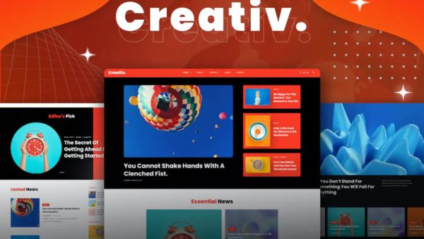 Creativ - Ultimate Blog & Magazine Elementor Pro Template Kit