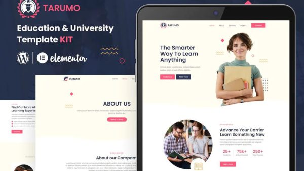 Tarumo - Education & University Elementor Template Kit