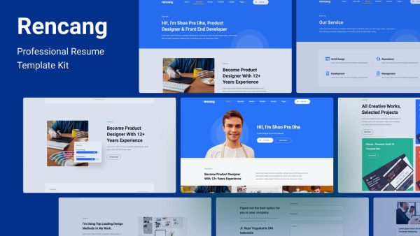 rencang-cv-portfolio-elementor-template-kits