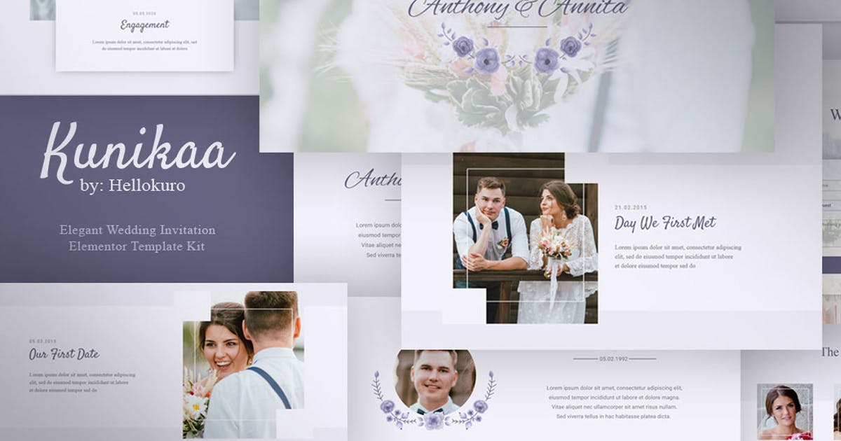 kunikaa-wedding-invitation-elementor-template-kit