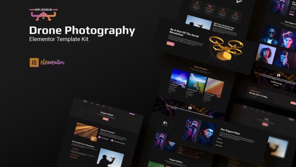 splendid-drone-photography-elementor-template-kits