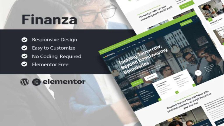 Finanza – Professional Finance & Accounting Template Kit