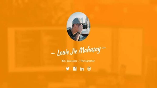 Profile – Free One Page Portfolio Bootstrap Template for Creatives