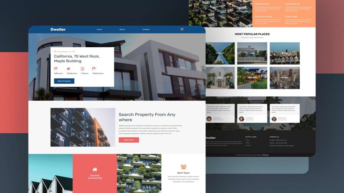 RealStatic - Real Estate Website Template for Modern Property Listings