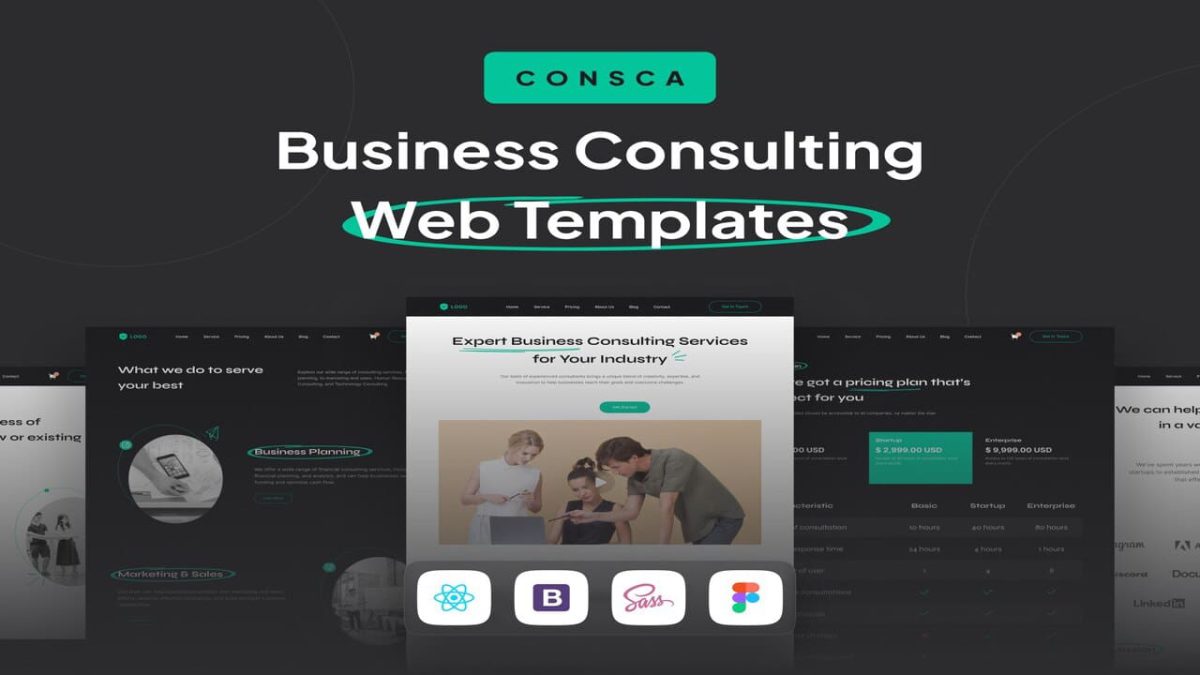 CONSCA - Business Consulting Web Templates for Professional Collaboration