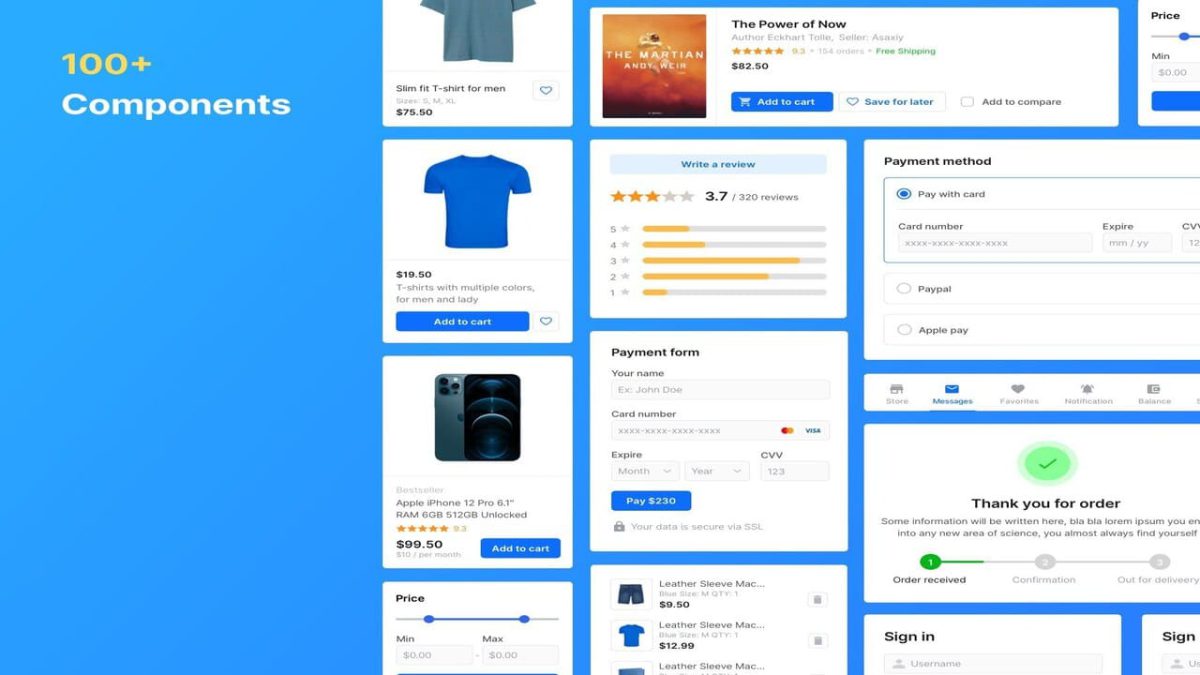 Bootstrap E-commerce Developer Kit