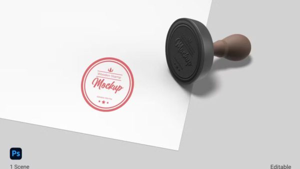 Stamp Layout Mockup for Adobe Photoshop - Visualize and Refine Your Design