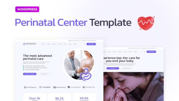 Omnicare - Template Kit for Reproductive & Perinatal Center with Elementor