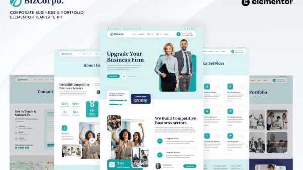 Bizcorpo - Elementor Template Kit for Corporate & Portfolio Websites