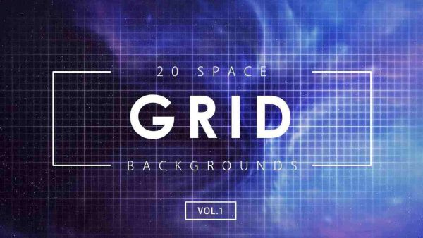 20 Space Grid Backgrounds – Original JPG Backgrounds