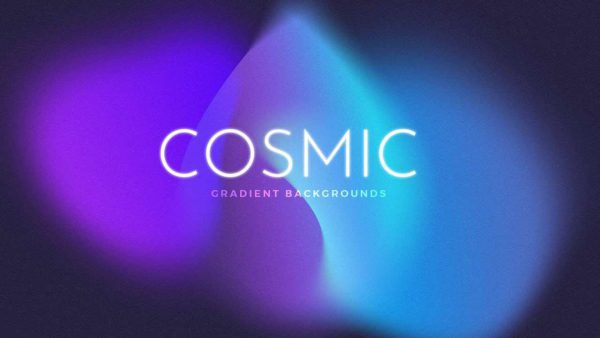 Cosmic Dark Gradient Backgrounds – Abstract JPG & PNG Set