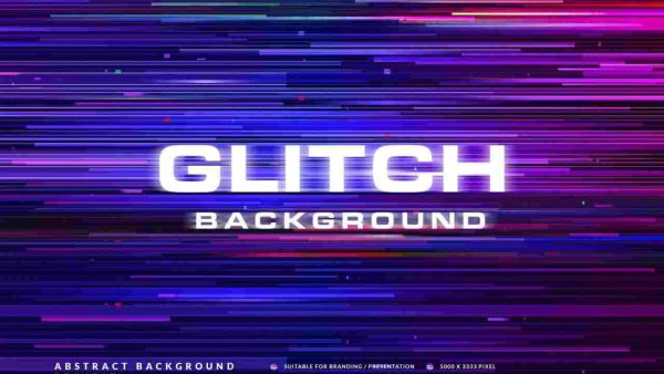 Glitch Background – 12 Unique JPG Designs for Digital Projects