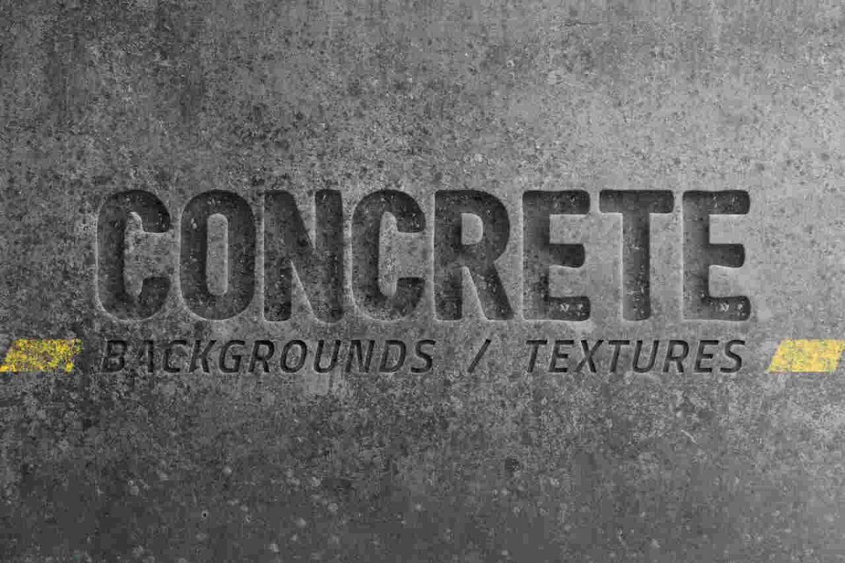 20 Concrete Backgrounds – High-Quality Textures in JPG Format