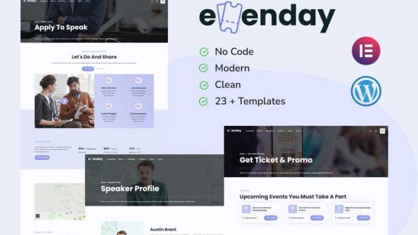 Evenday: Elementor Template Kit for Event & Exhibition Management