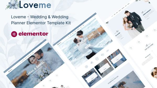 Loveme: Elementor Template Kit for Wedding & Wedding Planners