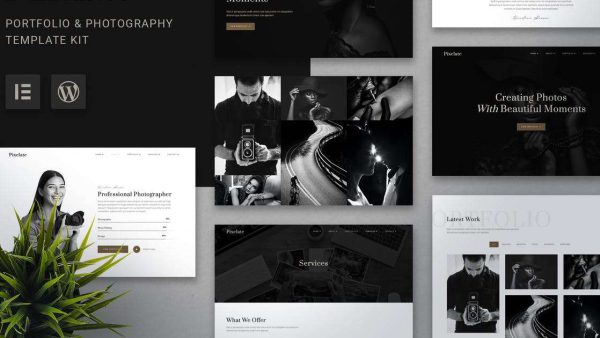 Pixelate: Elementor Template Kit for Photography Portfolios & Creatives