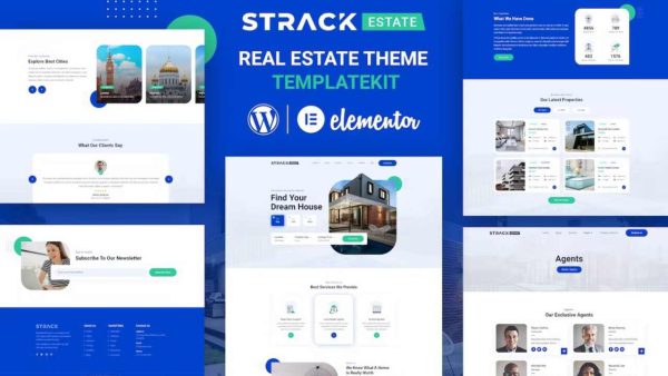 STRACK Estate: Elementor Template Kit for Realty & Real Estate