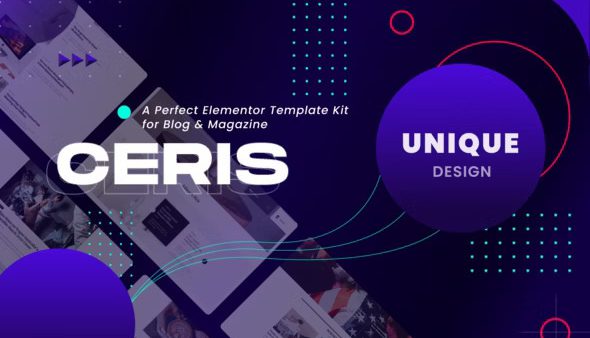 Ceris: Elementor Template Kit for Blogs & Magazines