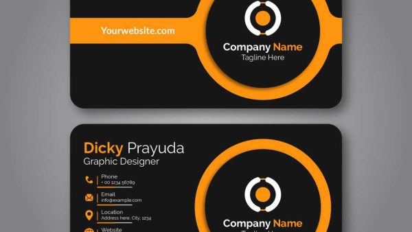 Business Card Template - EPS File for Branding