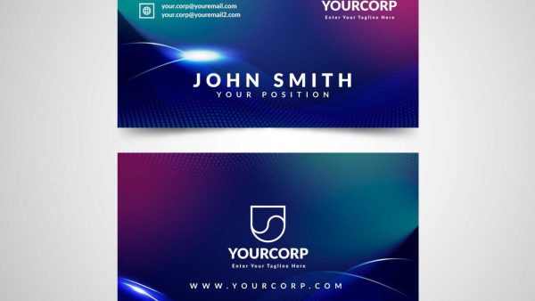 Professional Business Card Template Customizable Design – R3L7J8