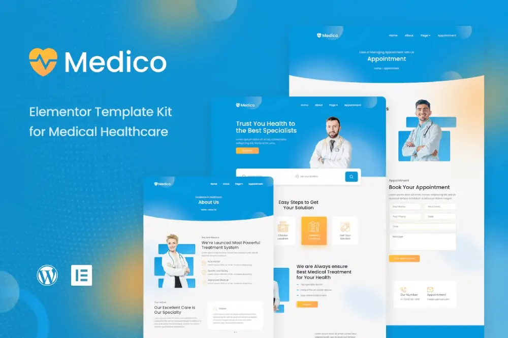 Medico: Elementor Template Kit for Medical & Healthcare Services