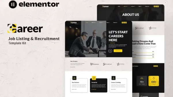 Career – Elementor Template Kit for Job Recruitment Agencies