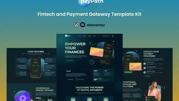 PayPath – Elementor Template Kit for Online Payment Gateways